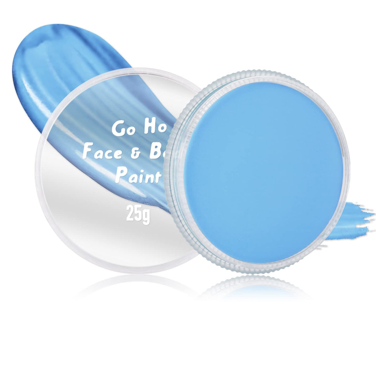 Go Ho Light Blue Washable Face Paint - Creamy Gel Body Paint For Adults & Kids Cosplay, 25G