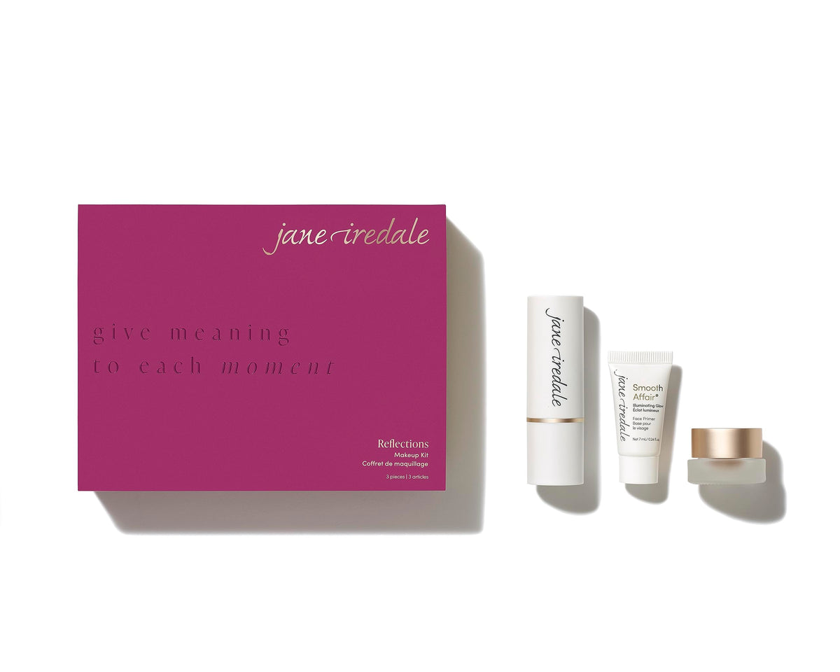 Jane Iredale Reflections Makeup Kit - Cranberry Color, Perfect For Flawless Beauty Looks