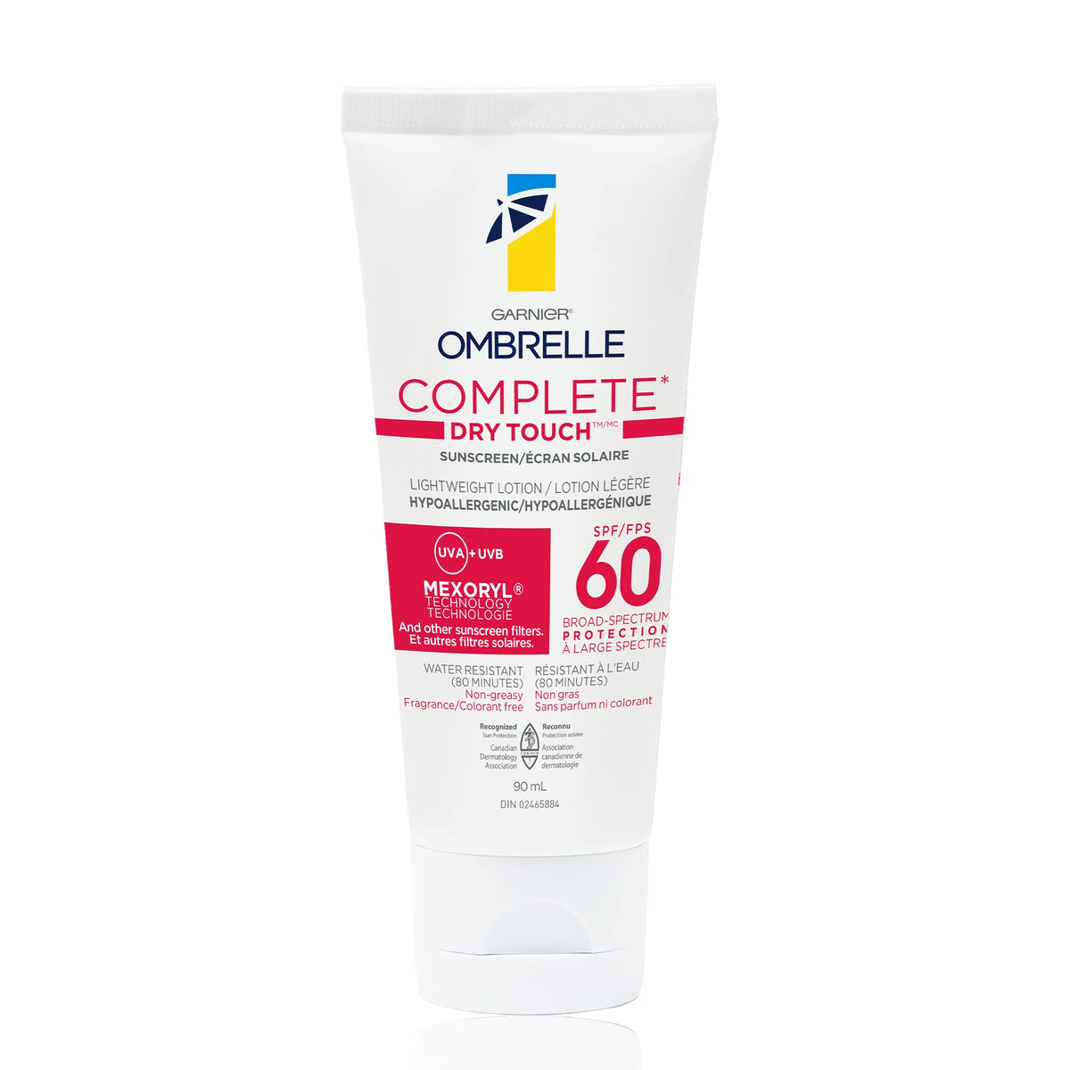 Garnier Ombrelle Spf 60 Sunscreen Lotion, Water-Resistant, Sensitive Skin, 90Ml