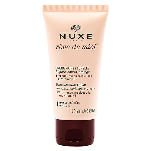 Nuxe Rêve De Miel Hand Cream - Moisturizer With Shea Butter & Vitamin E For Dry Cracked Hands, 1