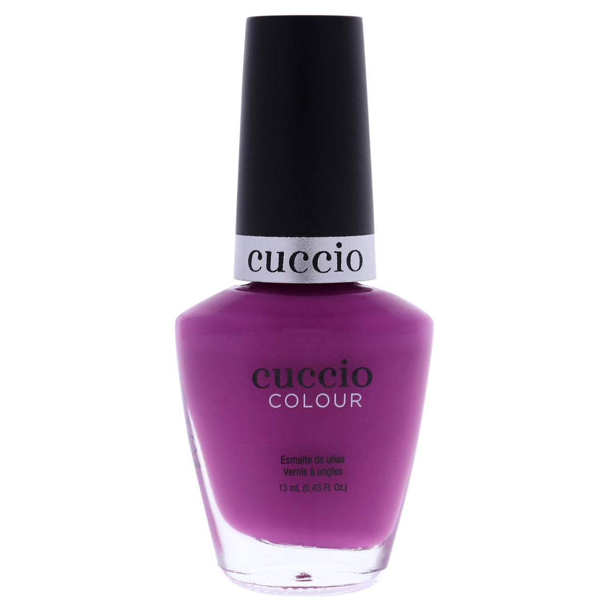 Cuccio Colour Nail Polish - Argentinian Aubergine - Triple Pigmentation, Rich Coverage - 0.43 Oz