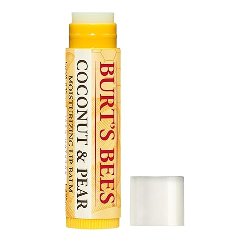 Burt'S Bees Natural Lip Balm, Coconut & Pear - 4 Pack, Moisturizing With Beeswax & Fruit Extracts