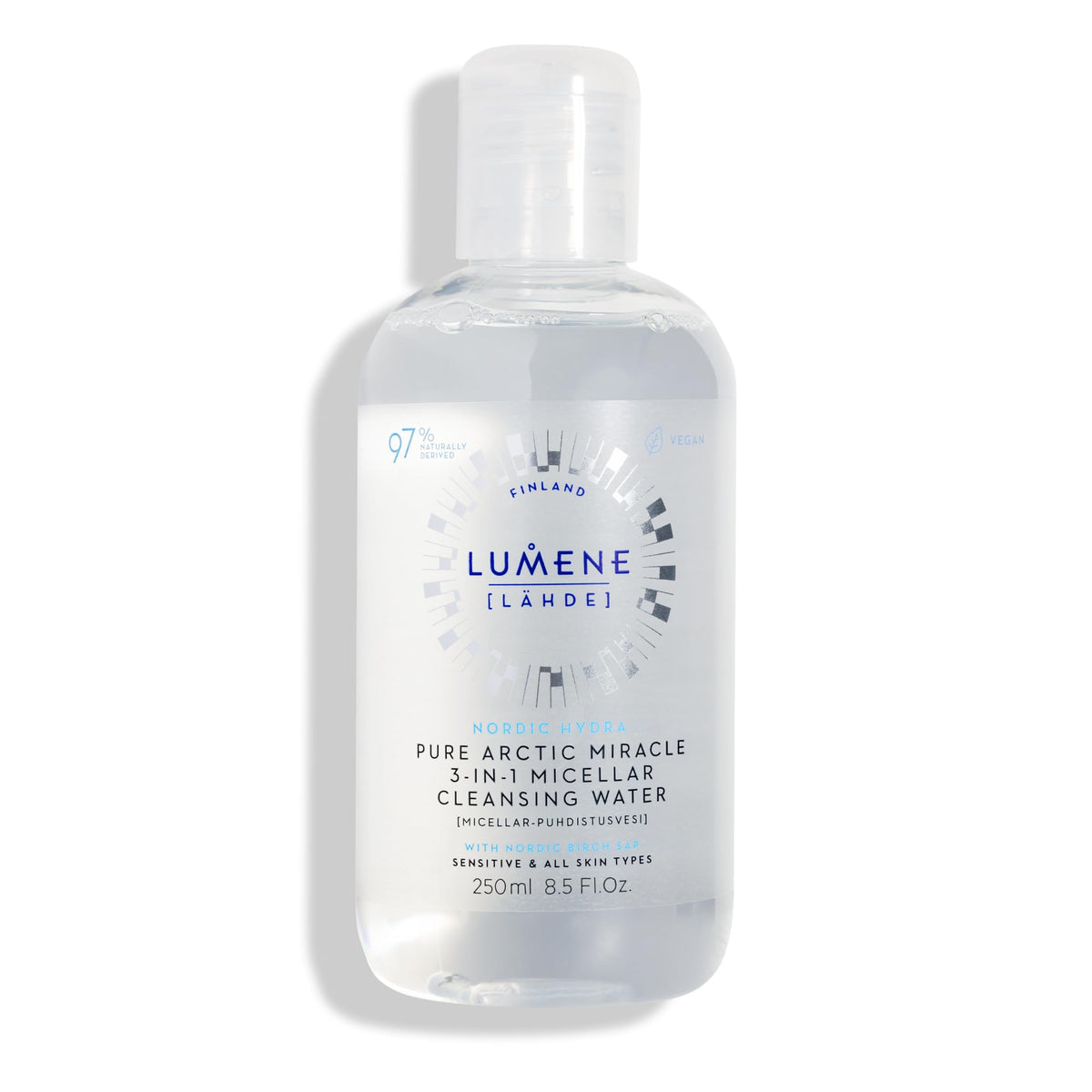 Lumene Nordic Hydra 3-In-1 Micellar Cleansing Water, 8.45 Fl Oz - Pure Arctic Miracle