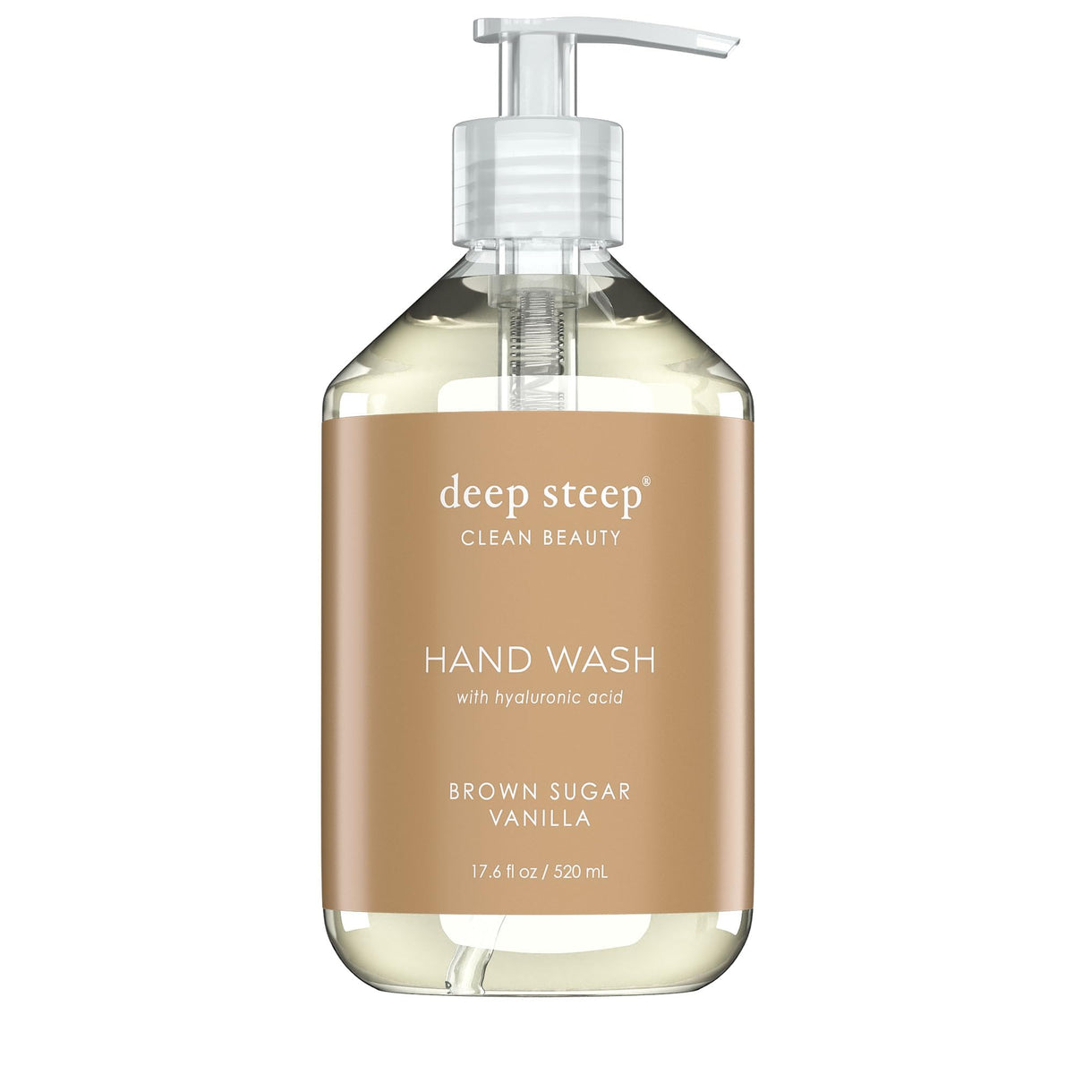 Deep Steep Peppermint Vanilla Liquid Hand Wash - 17.6 Oz, Nourishing & Refreshing Cleanser