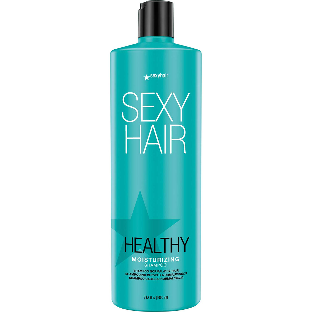 SexyHair Healthy Moisturizing Shampoo  338 Oz  Moisture  Slip  Detangling  and Shine  SLS and SLES Sulfate Free  All Hair Ty