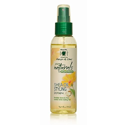 JAMAICAN MANGO & LIME Shea Oil Styling Serum - 4 Oz Pure Natural Hair Care