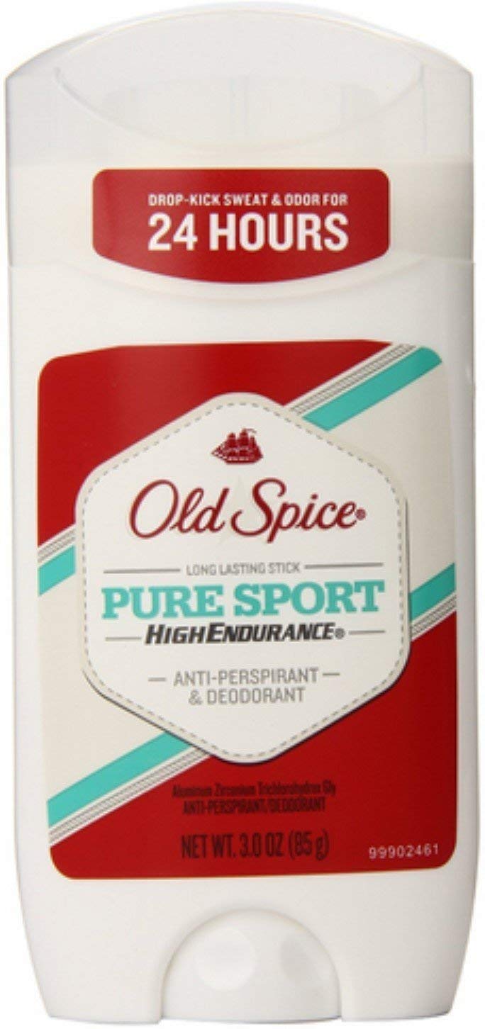 Old Spice High Endurance Anti-Perspirant & Deodorant, Pure Sport, 3 Oz, Pack Of 7