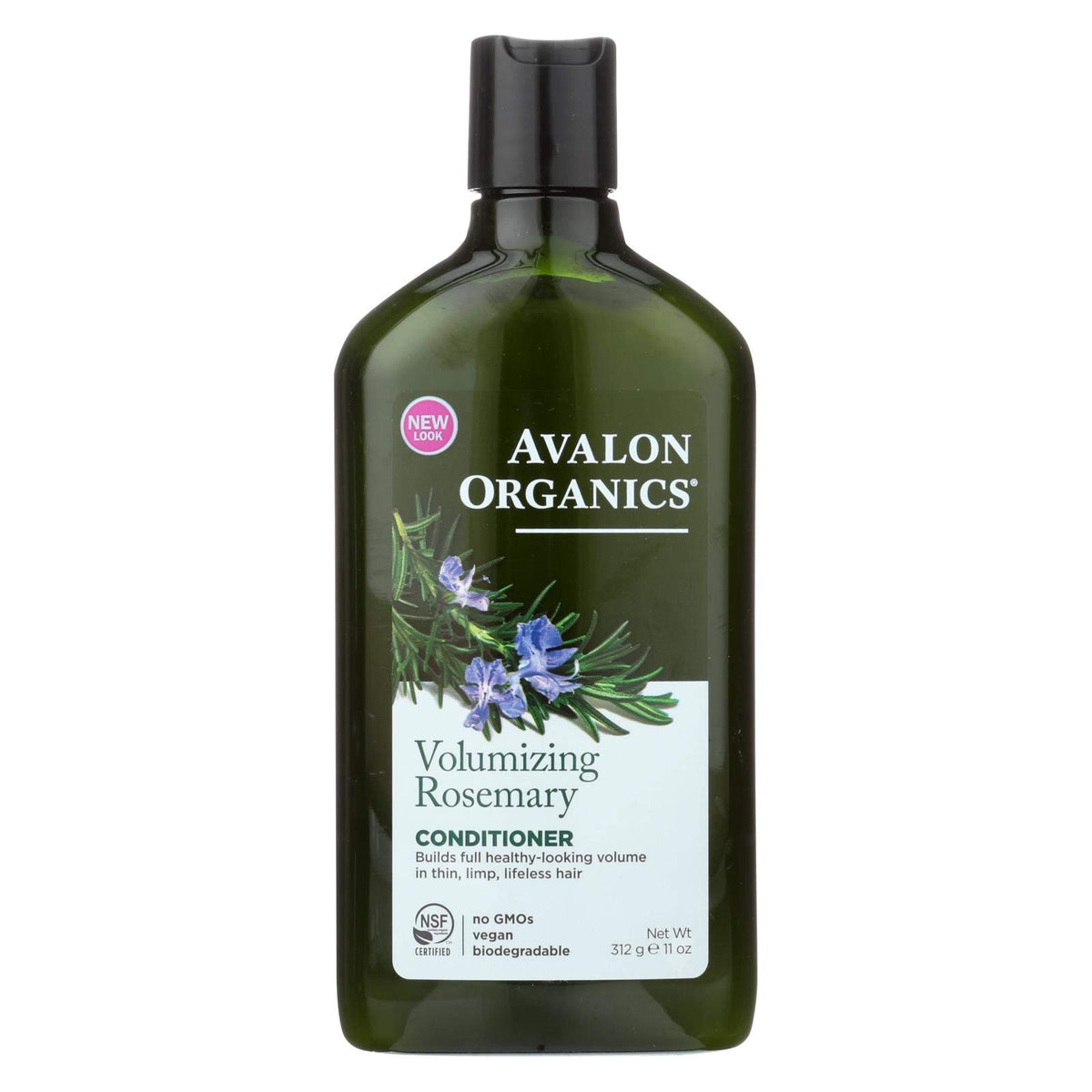 Avalon Organics Volumizing Conditioner, Rosemary, 11 Fl Oz - Natural Hair Care