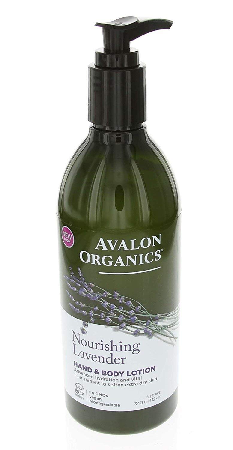 Avalon Organics Lavender Hand & Body Lotion, 12 Fl Oz - Light Purple, Nourishing Moisturizer