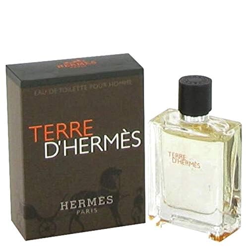 Hermes Terre D'Hermes Men's 5 ml EDT Mini - Citrus Aromatic Fragrance for Men, Travel Size Perfume