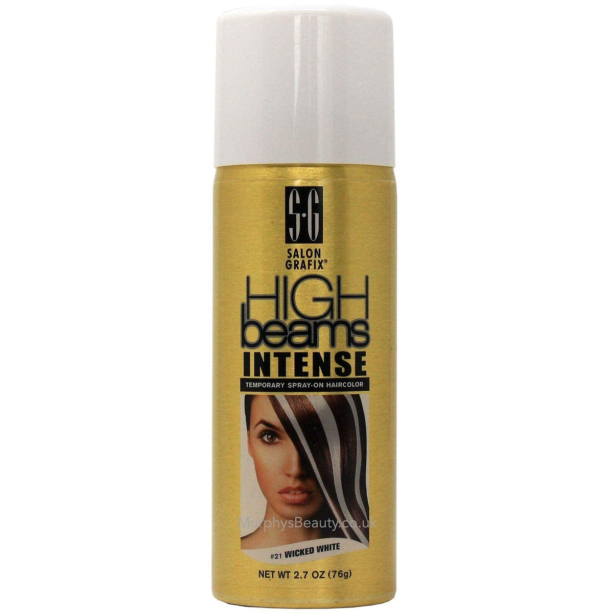 High Ridge Wicked White Hair Color Spray, Intense Temporary, 2.7 Oz - Set Of 3