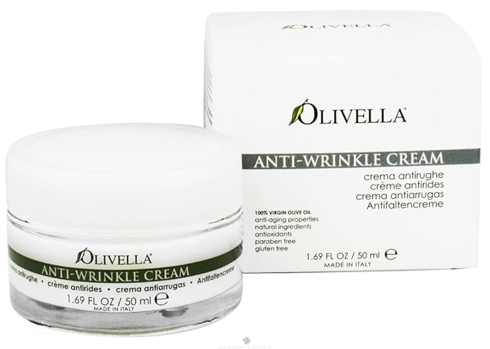 Olivella Anti-Wrinkle Cream 1.69Oz - Pack Of 2, Moisturizing Anti-Aging Skincare