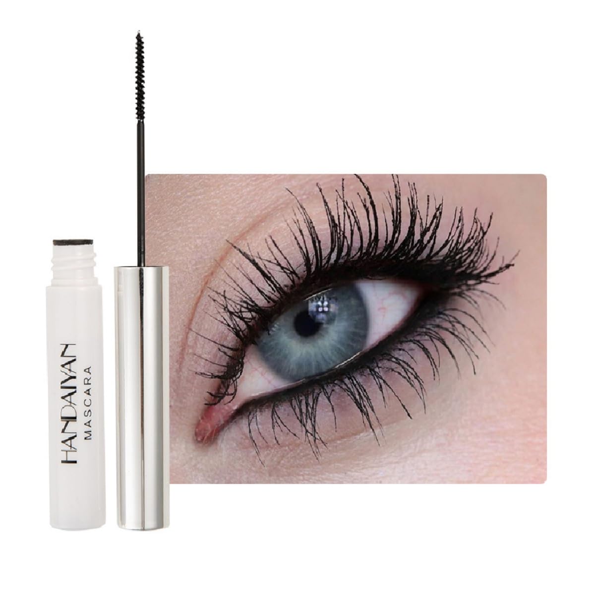 Nvyue Waterproof Black Mascara - Fast Dry, Curling & Lengthening Eye Makeup, 0.18 Fl Oz