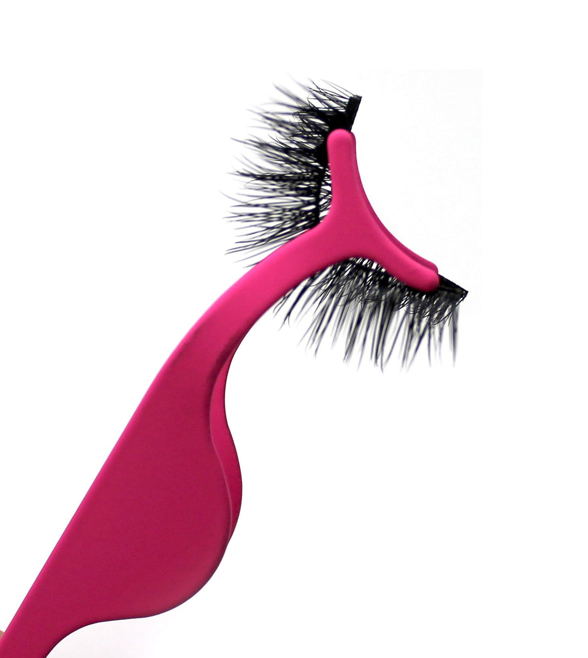 Uptown Lashes Pink Magnetic Eyelash Applicator Tool For Easy False Eyelash Application