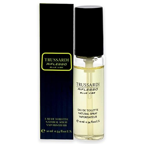 Trussardi Riflesso Blue Vibe Mini EDT Spray for Men, 0.34 oz - Fresh and Elegant Fragrance