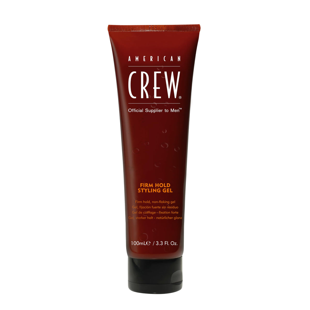 American Crew Firm Hold Hair Styling Gel, Non-Flaking, 3.3 Fl Oz - Men'S Hair Care