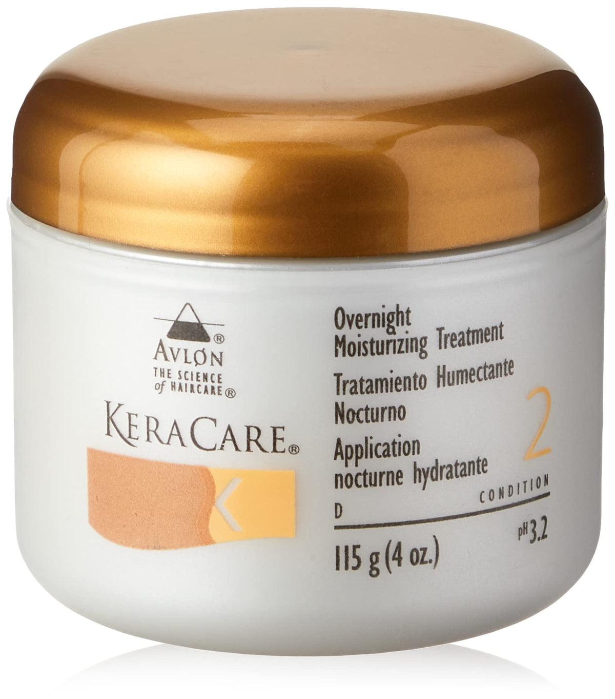 Keracare Overnight Moisturising Treatment, 4 Ounce - Hydrating Hair Care Solution