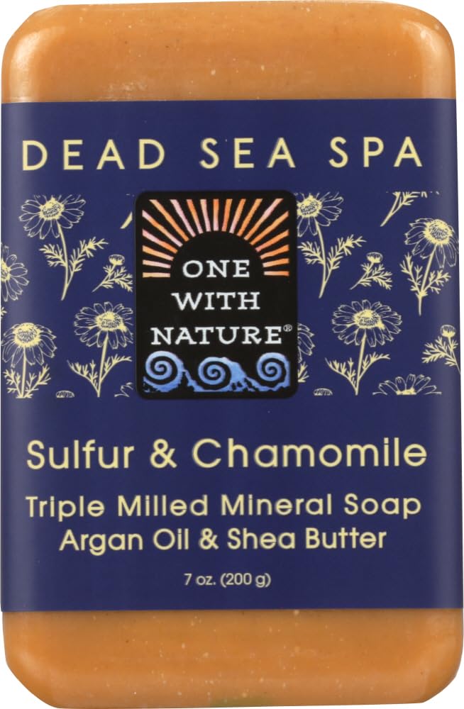 One With Nature Bar Soap - Chamomile and Sulfur - Case of 6-7 oz.