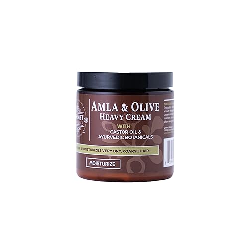 Qhemet Biologics Amla & Olive Heavy Cream - Moisturizing Balm For 4C Hair (8.9 Oz)