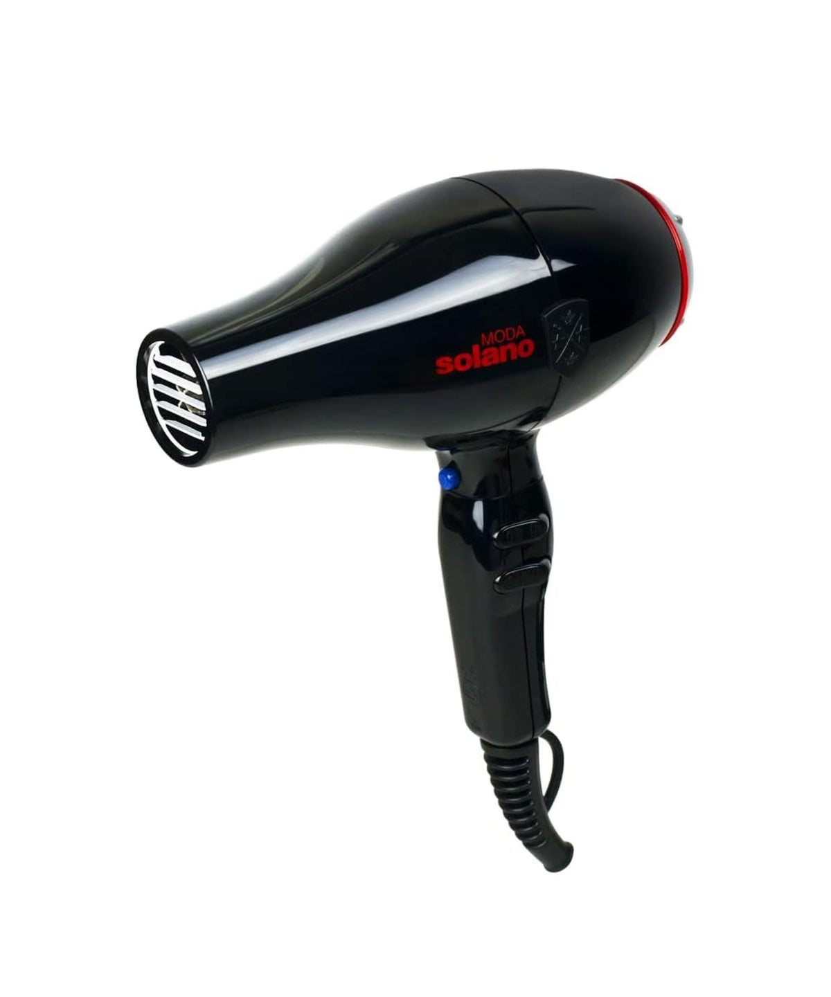 Solano Moda 1750W Ionic Hair Dryer - Fast Drying, Ceramic, Far Infrared Heat, Italian-Made