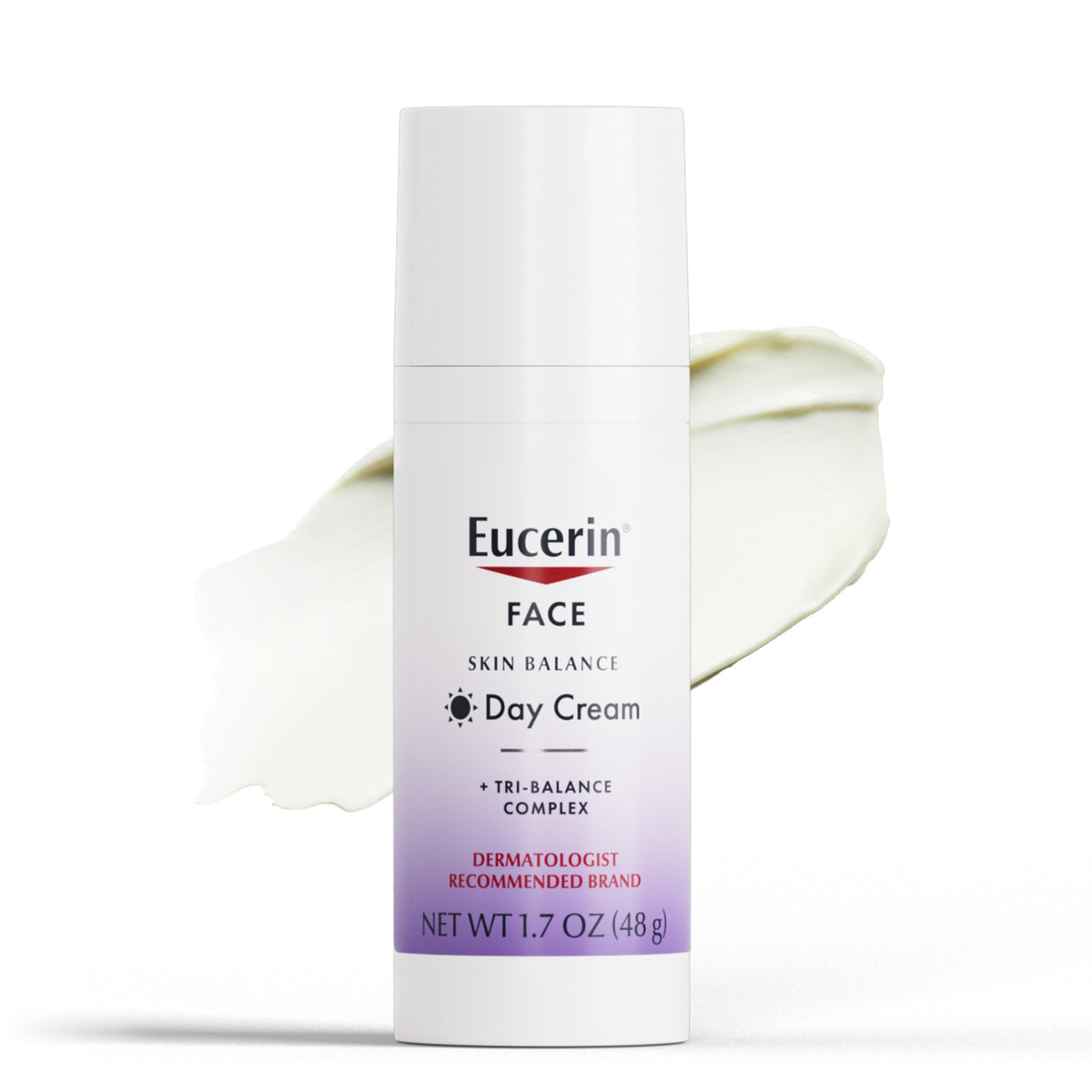 Eucerin Skin Balance Day Cream For Sensitive Skin, Tri-Balance Complex, 1.7 Oz