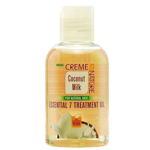 Creme Of Nature Coconut Milk Essential 7 Treatment Oil, 4 Fl Oz - Nourishing Hair Care