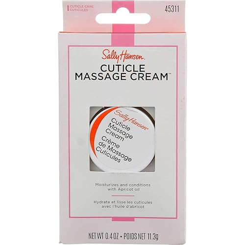 Sally Hansen Cuticle Massage Cream 0.4 Oz (6 Pack) - Nourishing Cuticle Care