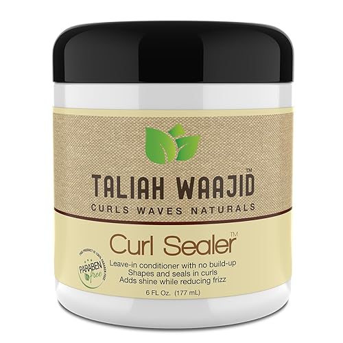 Taliah Waajid Curly Curl Sealer - 100% Paraben Free Leave-In Conditioner, 6Oz, 5