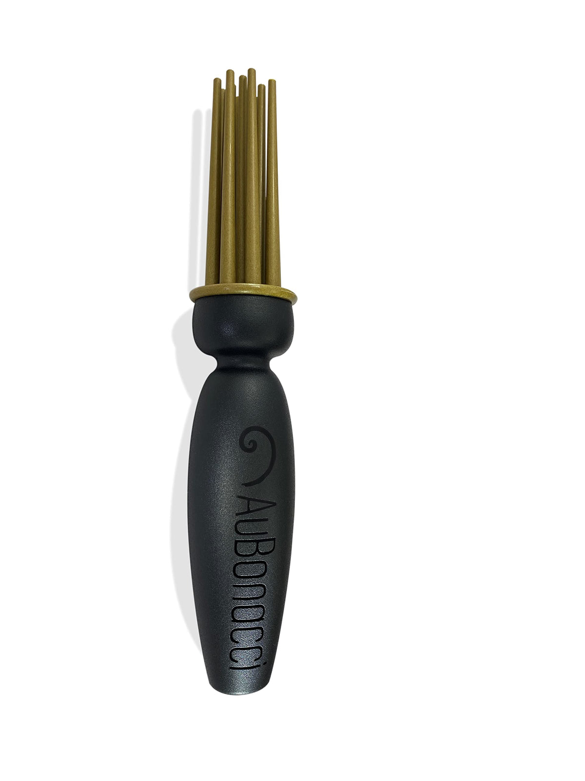 CURLYLIFE AuBonacci Styler for Curly Hair - Lift, Volume & Direction, Black Handle, Gold Pins