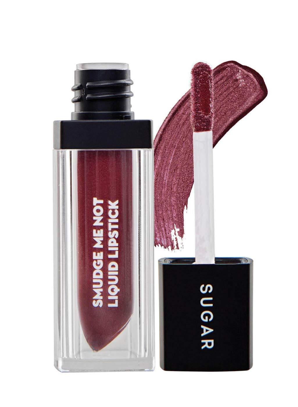 Sugar Cosmetics Smudge Me Not Liquid Lipstick - 36 Pink Clink, Metallic Rose Gold, Longwearing