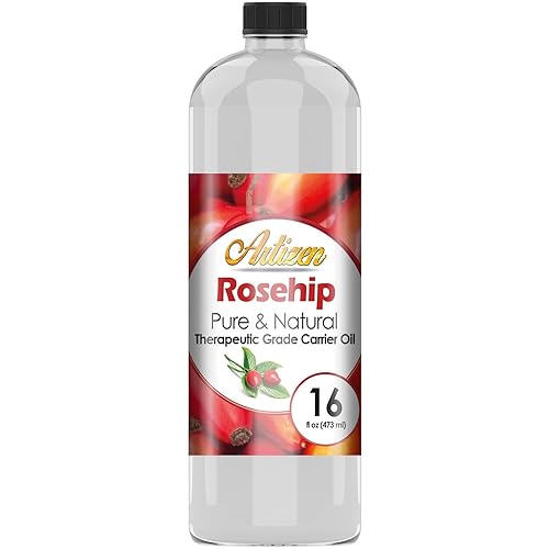 Artizen 16Oz Rosehip Oil - Pure & Natural For Face, Skin, Hair, Nails & Aromatherapy