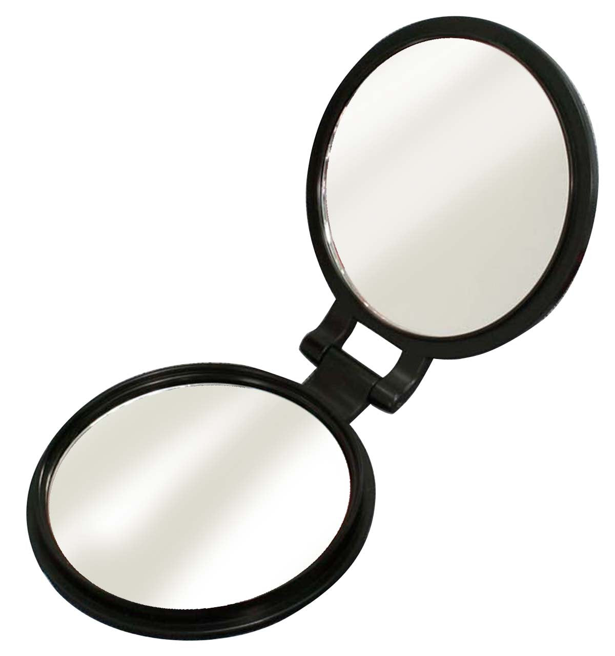 ???? Yl-10 Double Sided Compact Mirror, 10X Magnification, Black, F3.0 Inches