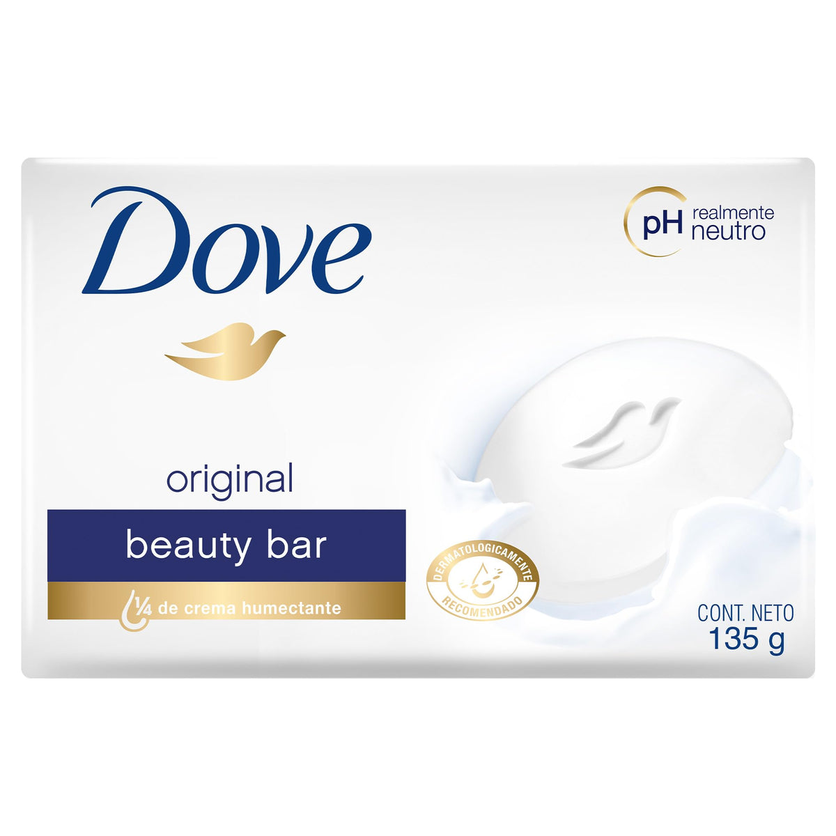 Dove Original Soap 4.75 Ounce - Gentle Cleansing Bar For Soft Skin, Pack Of 1