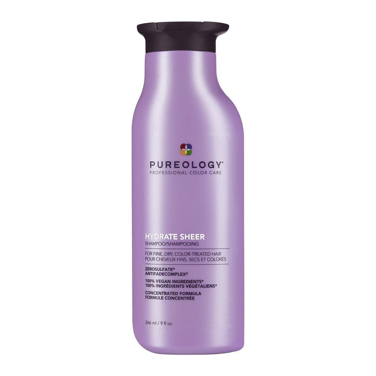 Pureology Hydrate Sheer Shampoo For Fine, Dry Color-Treated Hair - Sulfate & Silicone Free, Vegan