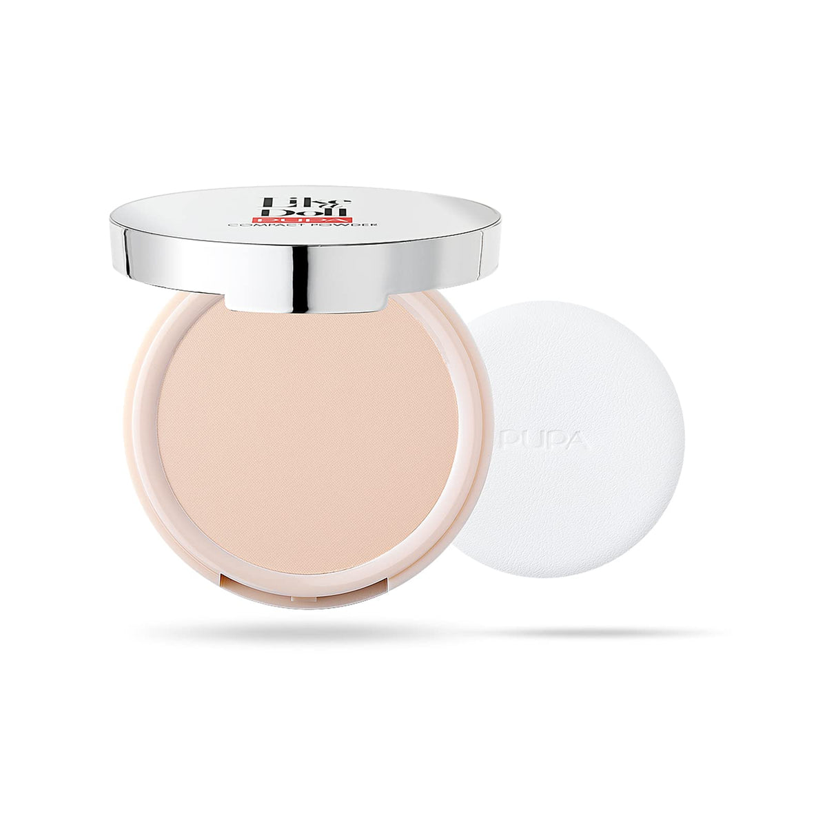 PUPA Milano Like A Doll Compact Powder - 002 Sublime Nude, Buildable Coverage, 0.07 Oz