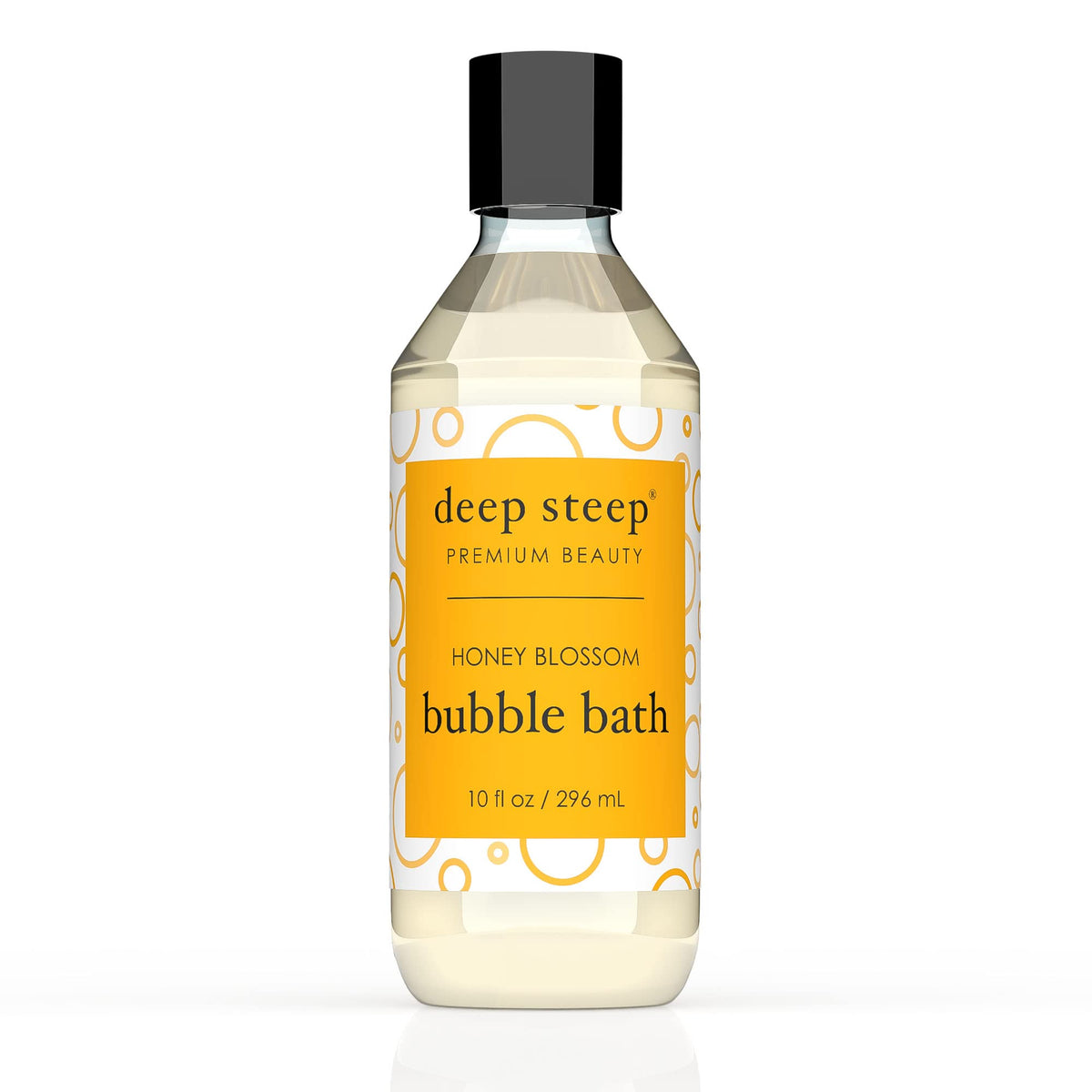 Deep Steep Honey Blossom Bubble Bath, 10 Oz - Luxurious Clear Soak For Relaxation