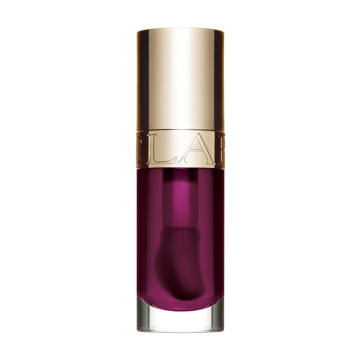 Clarins Lip Comfort Oil - Hydrating, Plumping, 93% Natural Ingredients, Sheer Plum Finish, 0.25Oz