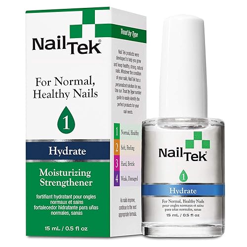 Nail Tek Hydrate 1 Moisturizing Strengthener For Strong, Healthy Nails - 0.5 Oz, 1-Pack