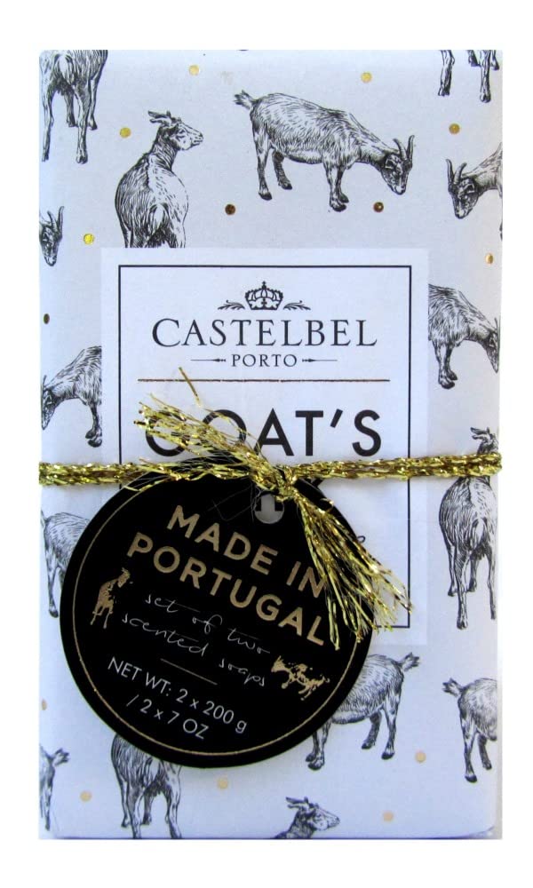 Castelbel Porto Goat'S Milk Gift Set - 2 Scented Bath Soaps (7 Oz Each)