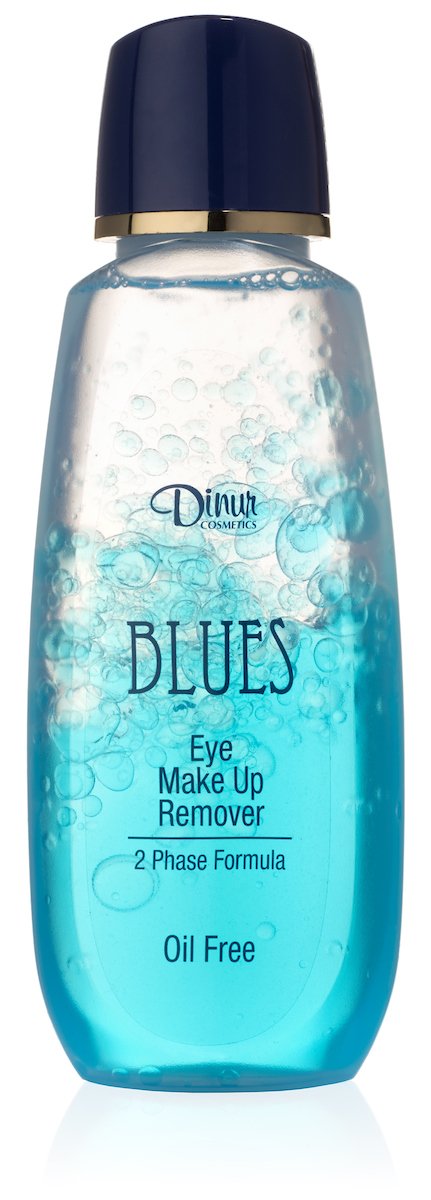 Dinur Cosmetics Blues Eye Makeup Remover Oil-Free With Chamomile & Vitamin E, 5.7 Fl Oz