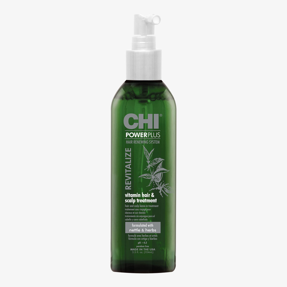 CHI Power Plus Revitalizing Scalp Treatment, Paraben & Gluten Free, Cranberry, 3.5 oz.