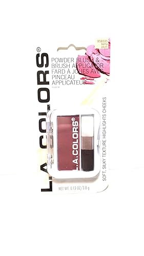 L.A. Colors Professional Blush, Berry Plum, 0.13 Oz - With Applicator, 1 Count