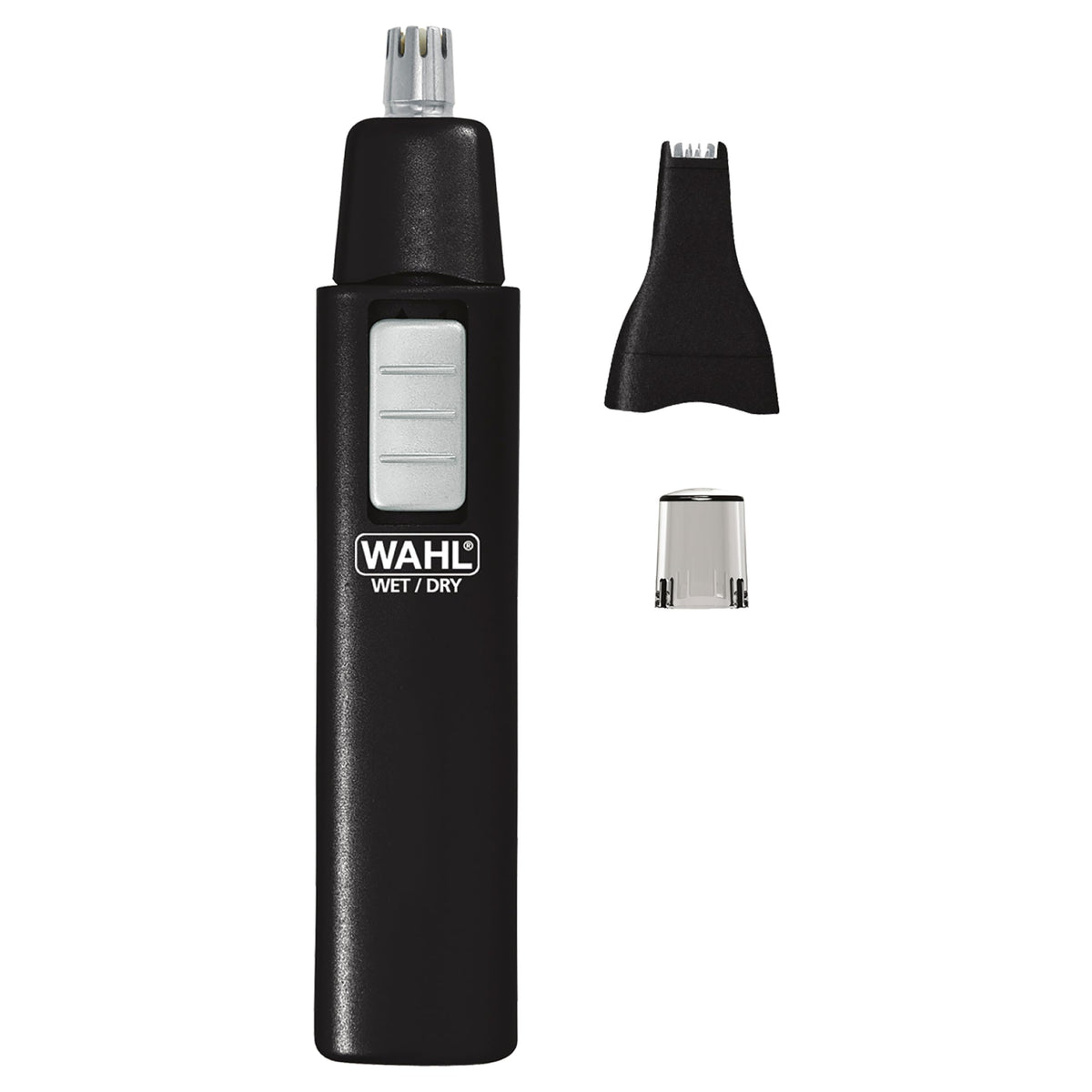 Wahl 5567-500 Wet/Dry Ear, Nose & Brow Trimmer - Black, Stainless, Battery Operated