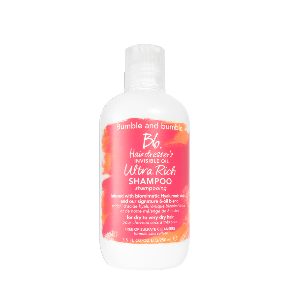 Bumble And Bumble Hairdresser'S Invisible Oil Ultra Rich Shampoo, 8.5 Fl Oz, For Curly/Wavy/Stra