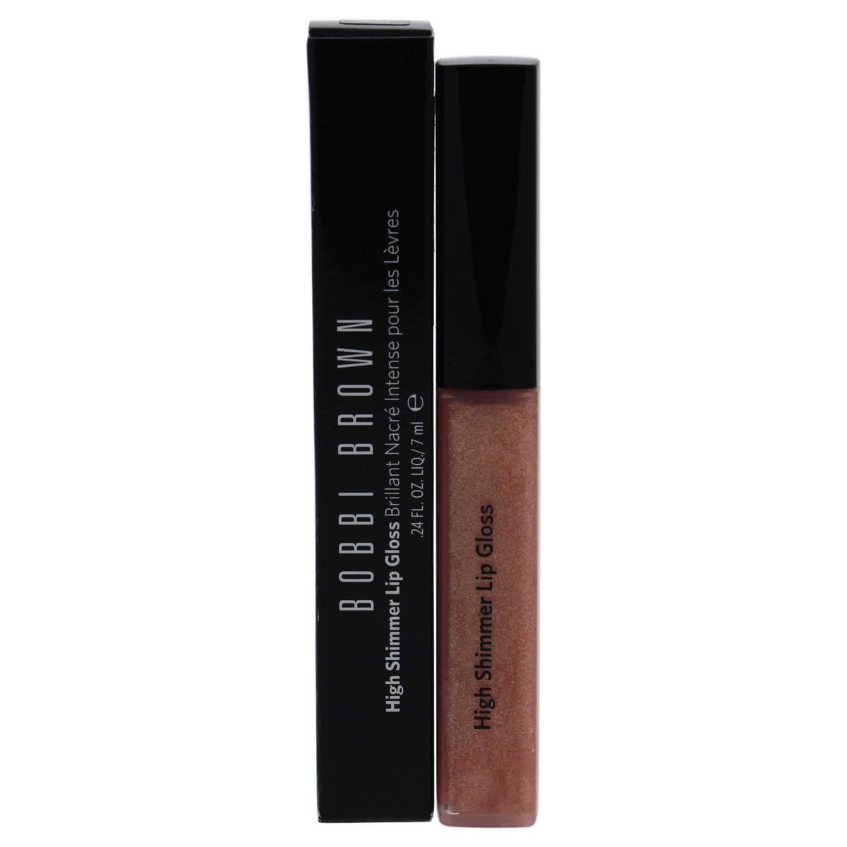 Bobbi Brown High Shimmer Lip Gloss Bare Sparkle 15, 0.24 Oz - Glossy Brown Finish For Women