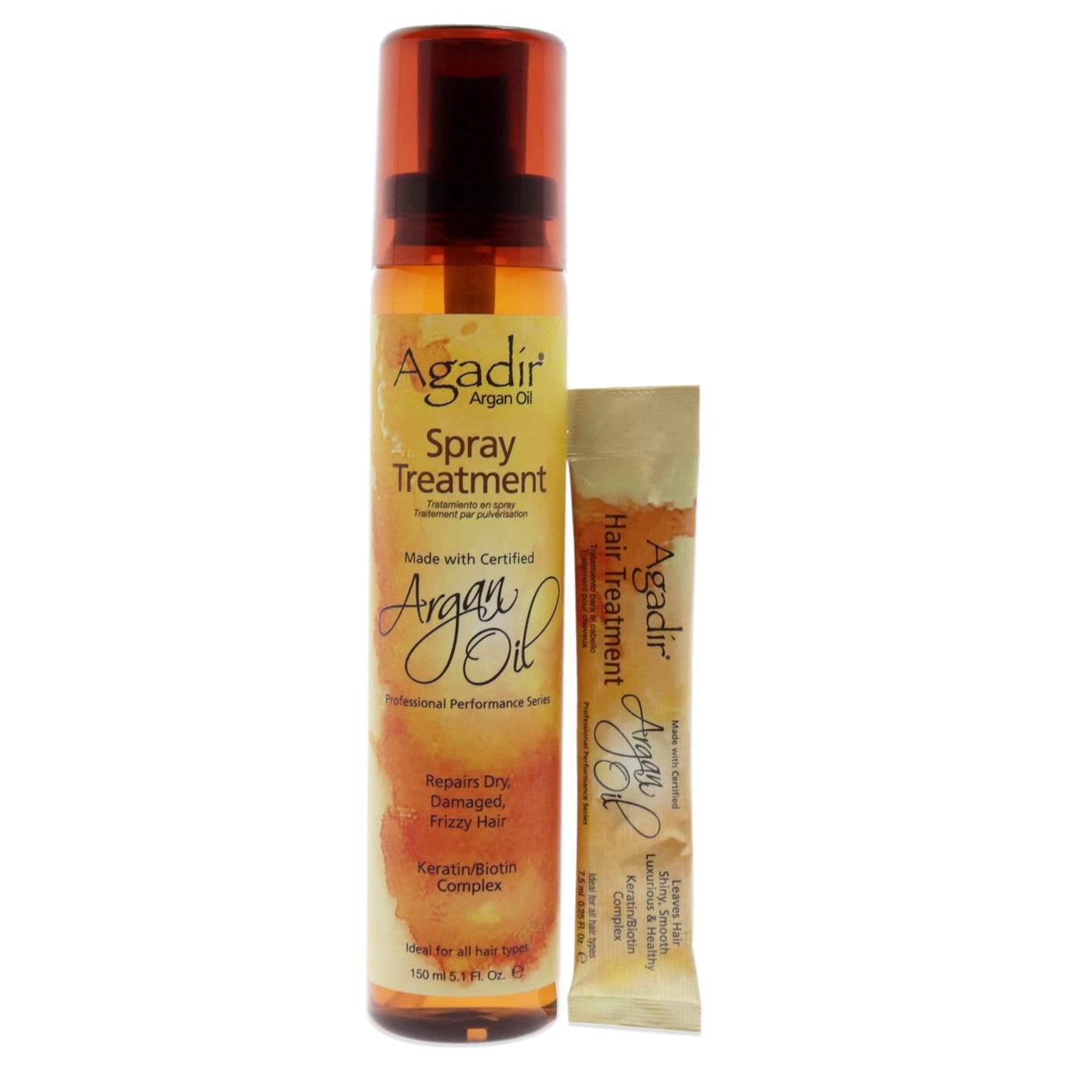 Agadir Argan Oil Spray Treatment, 5.1 Fl Oz - Nourishing Hair Oil For Shine & Moisture