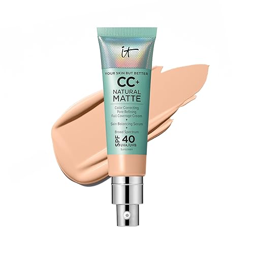 It Cosmetics Cc+ Cream Natural Matte Foundation Spf 40 For Oily Skin - 1.08 Fl Oz