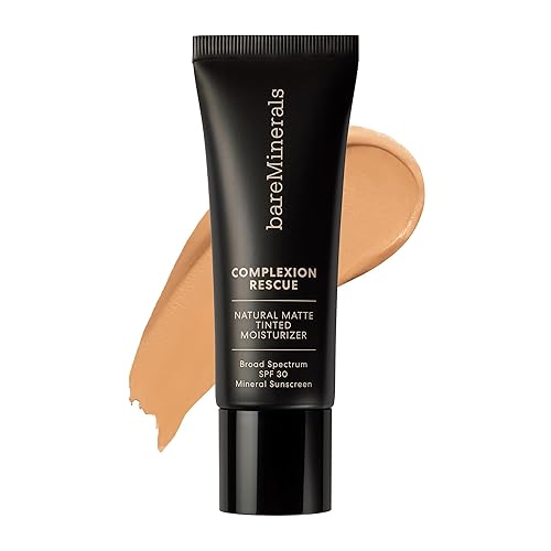 Bareminerals Complexion Rescue Matte Tinted Moisturizer Spf 30, Vegan, Oil Control, Cashew 3.5