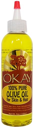 Okay 100% Pure Olive Oil, 4 Oz - Pack Of 8, Premium Quality Cooking Oil For Healthy Living