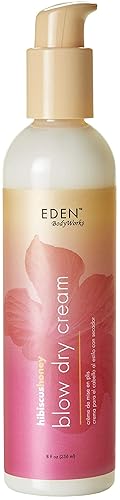 Eden Bodyworks Hibiscus Honey Blow Dry Cream - 8 Fl Oz Moisturizing Hair Treatment